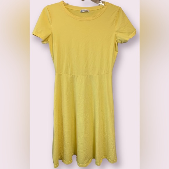 Huhot Dresses & Skirts - Huhot fit and flare dress (yellow) (size M)